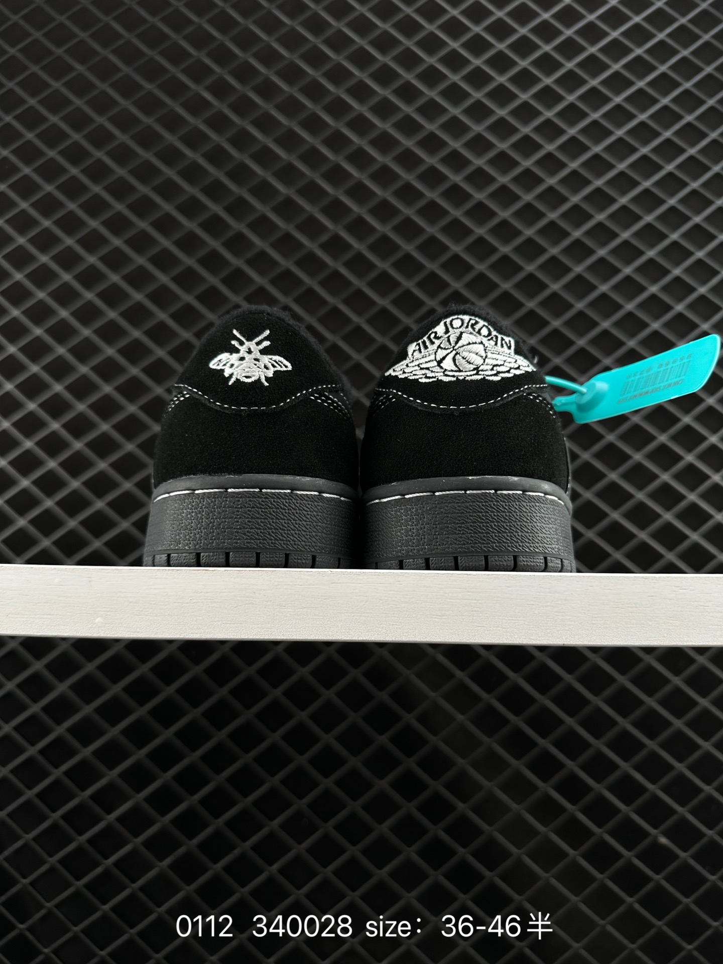 fragment design x Travis Scott x Nike Air Jordan 1 Low OG SP”Black/Green Toe“